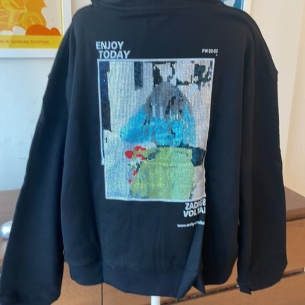 ZADIG & VOLTAIRE Black Hoodie - Picture 4 of 9
